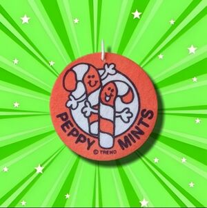 Peppy Mints Scratch n Sniff Air Freshener - Peppermint